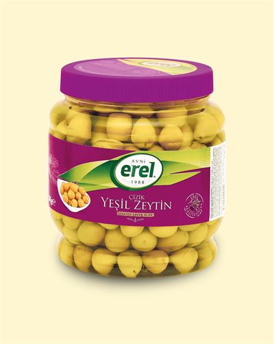 Çizik 900 g Pet Salamura Yeşil Zeytin 