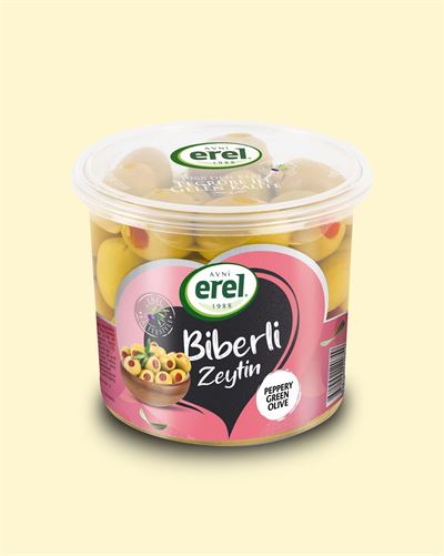 400 g Pet Salamura Yeşil Zeytin 