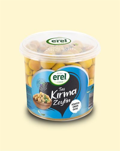 Taş Kırma 400 g Pet Salamura Yeşil Zeytin 