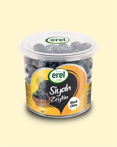 Yağlı 400 g Pet Yağlı Siyah Zeytin