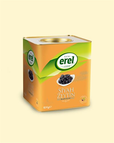 L ÖZEL SEÇME  10 Kg Teneke Yağlı Siyah Zeytin