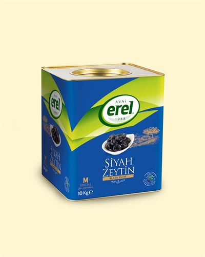 M Specıal 10 Kg Teneke Yağlı Siyah Zeytin