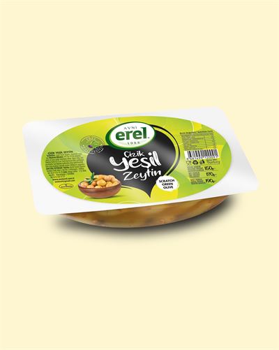 Salamura 170 g Vakum Çizik Yeşil Zeytin