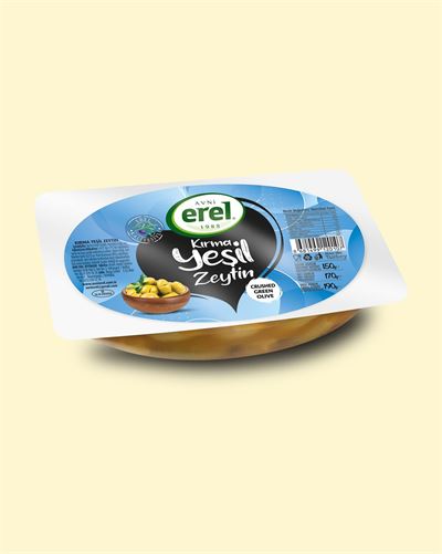 Kırma 170 g Vakum Salamura Kırma Yeşil Zeytin