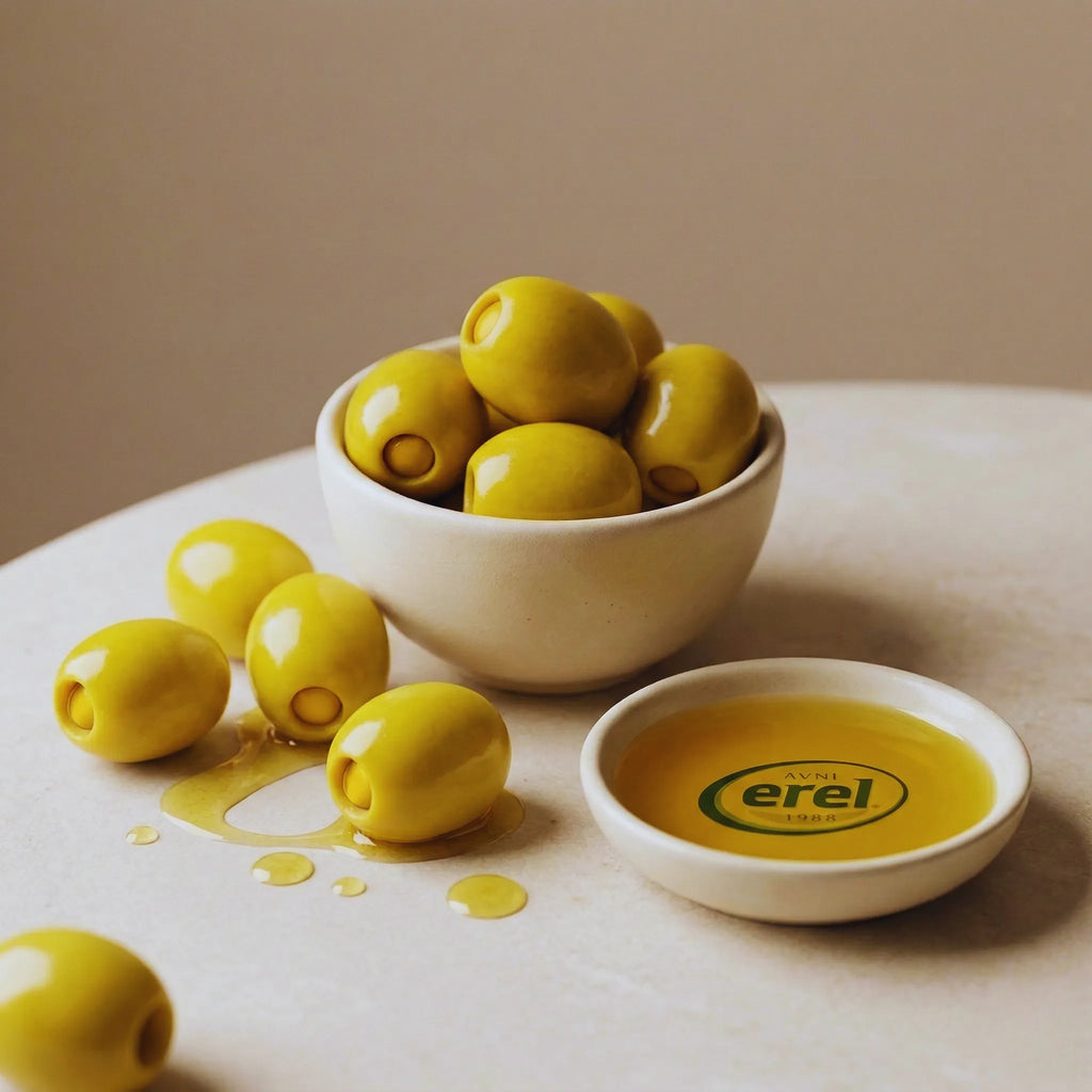 Limon Dolgulu Yeşil Zeytin - Avni Erel Zeytincilik