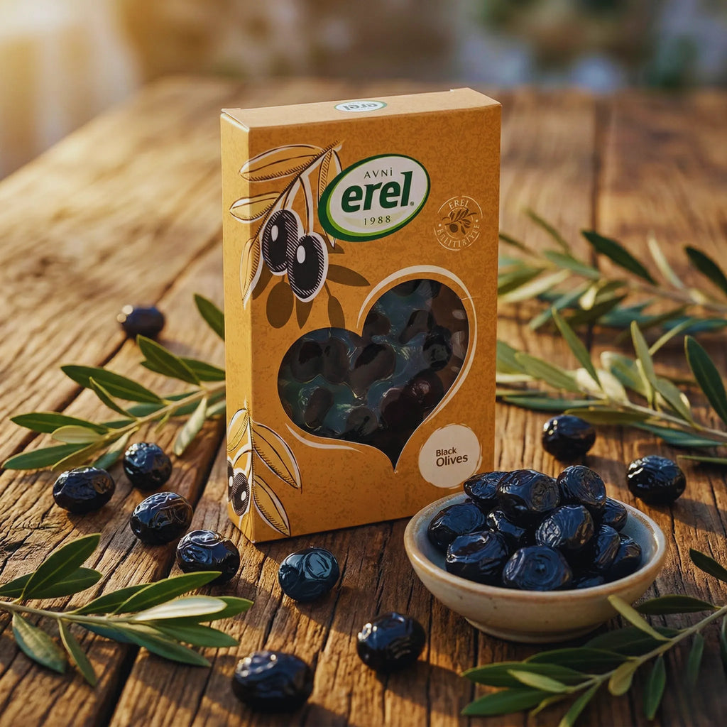 Mini Doğal Siyah Zeytin - Avni Erel Zeytincilik