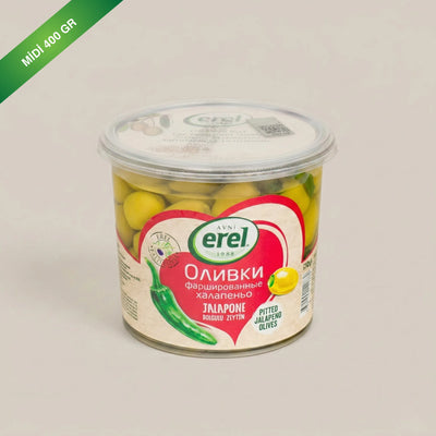 Jalapeno Dolgulu Yeşil Zeytin