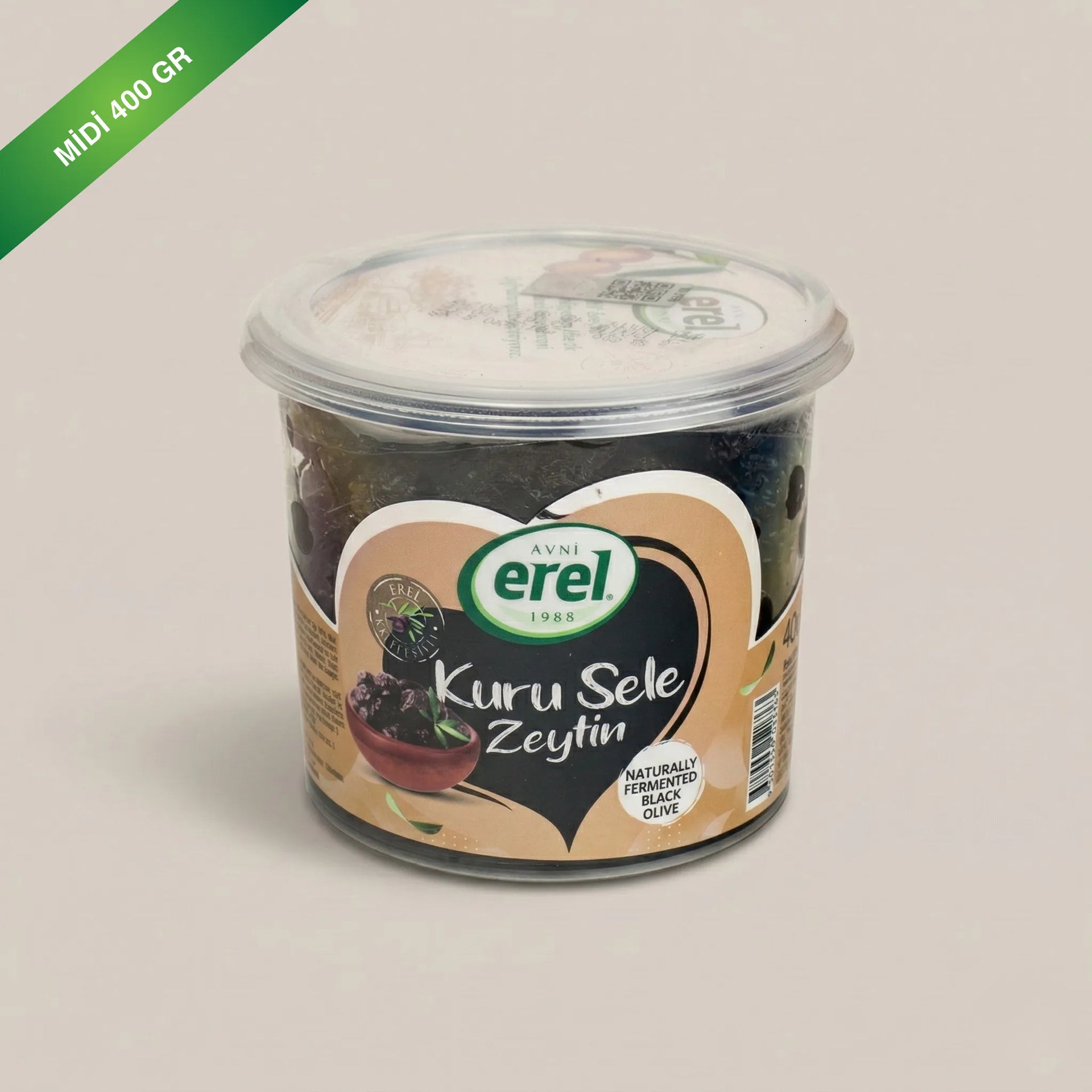 Kuru Sele Siyah Zeytin (400 g) – Avni Erel Zeytincilik