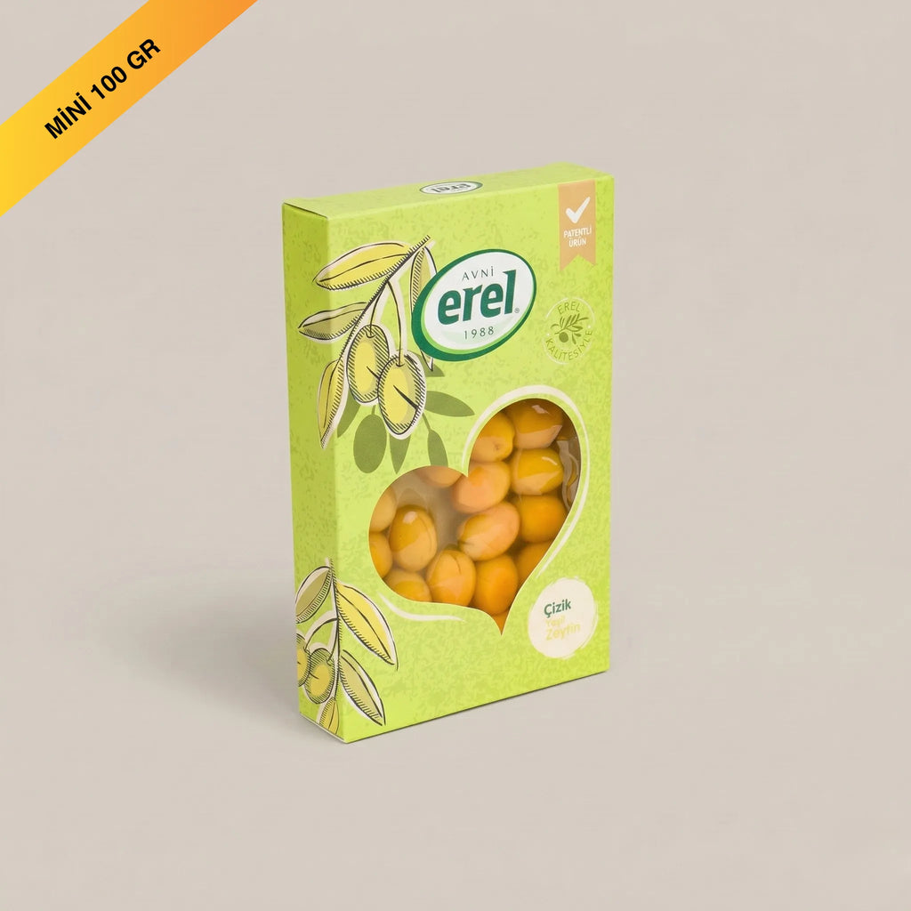 Mini Çizik Yeşil Zeytin - Avni Erel Zeytincilik