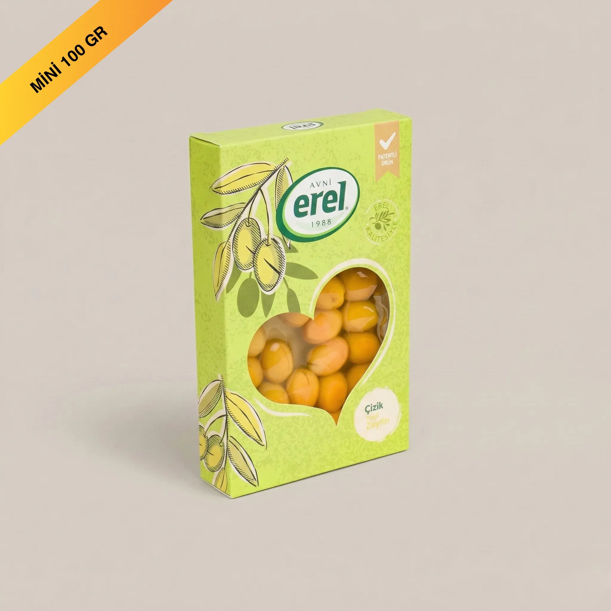 Mini Çizik Yeşil Zeytin - Avni Erel Zeytincilik
