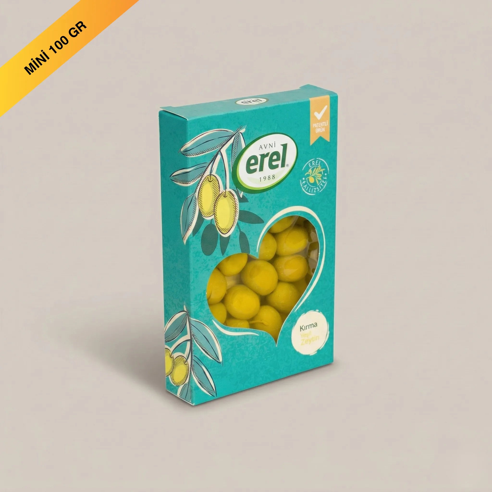 Mini Taş Kırma Yeşil Zeytin - Avni Erel Zeytincilik